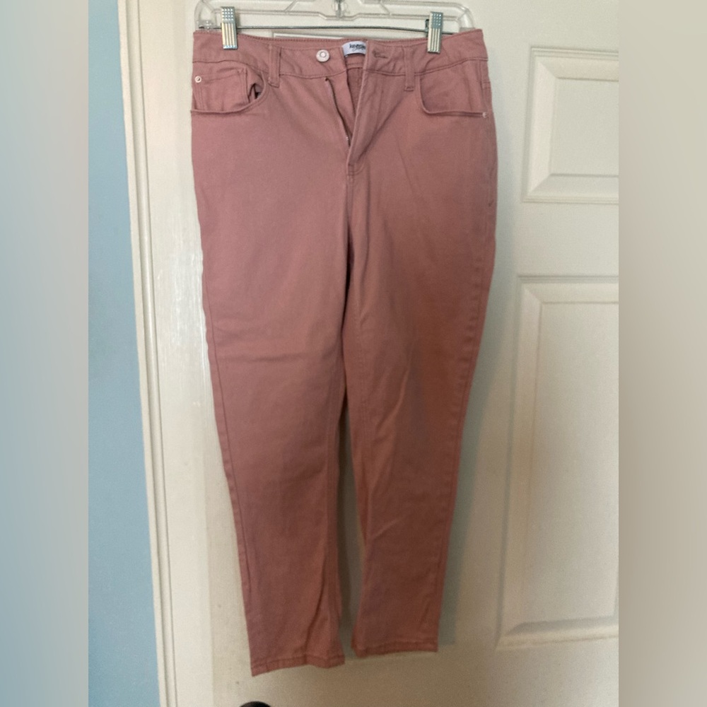 Kensie Blush Pink Skinny Jeans sz 6